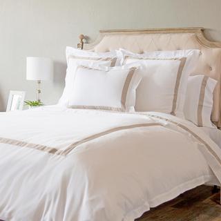 Banded Organic Duvet Cover