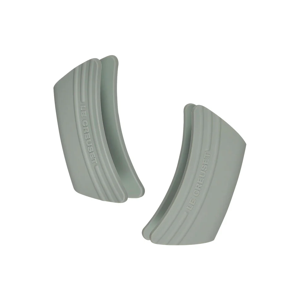 Silicone Pot Grips Set in Sea Salt