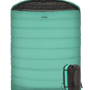 Teton Sports Mammoth 0F Double-Wide Sleeping Bag, Teal