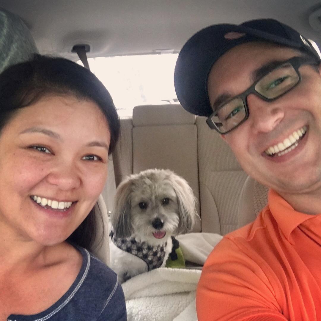 Family road trip along coastal California.