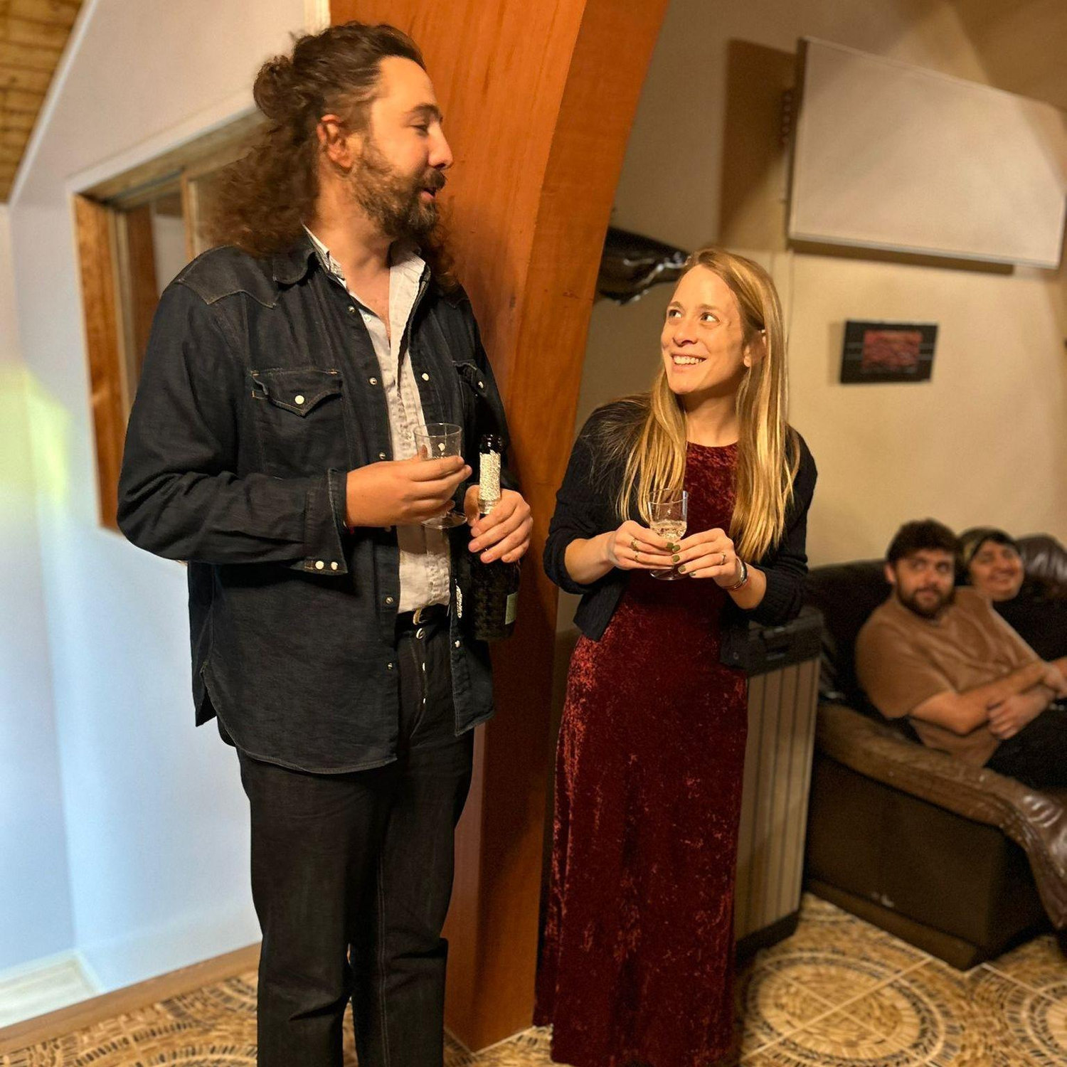 Our engagement party in Bethesda