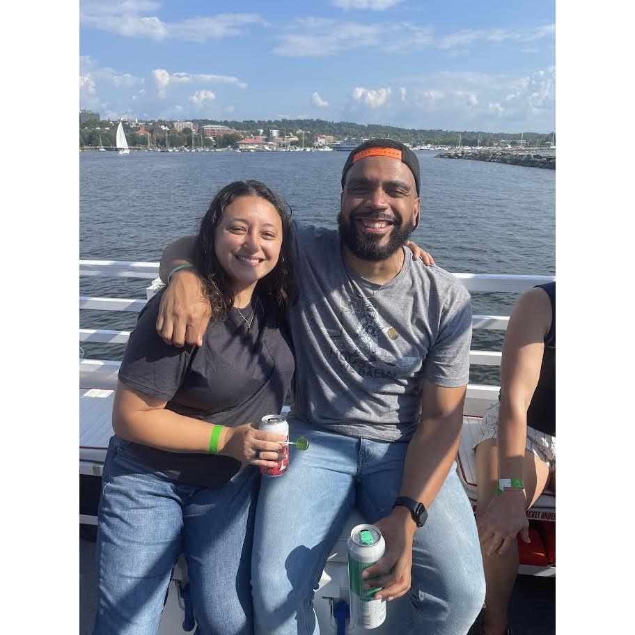 Party boat with friends in Burlington, VT (Summer 2024)