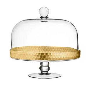 Fitz and Floyd® Daphne Cake Dome Pedestal in Gold
