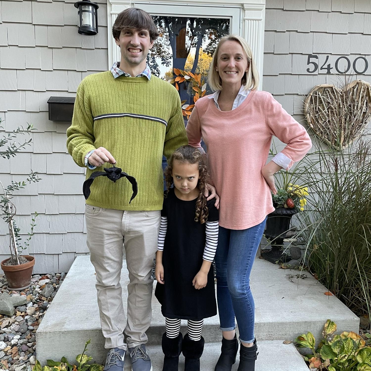 The beginning of our family costumes.