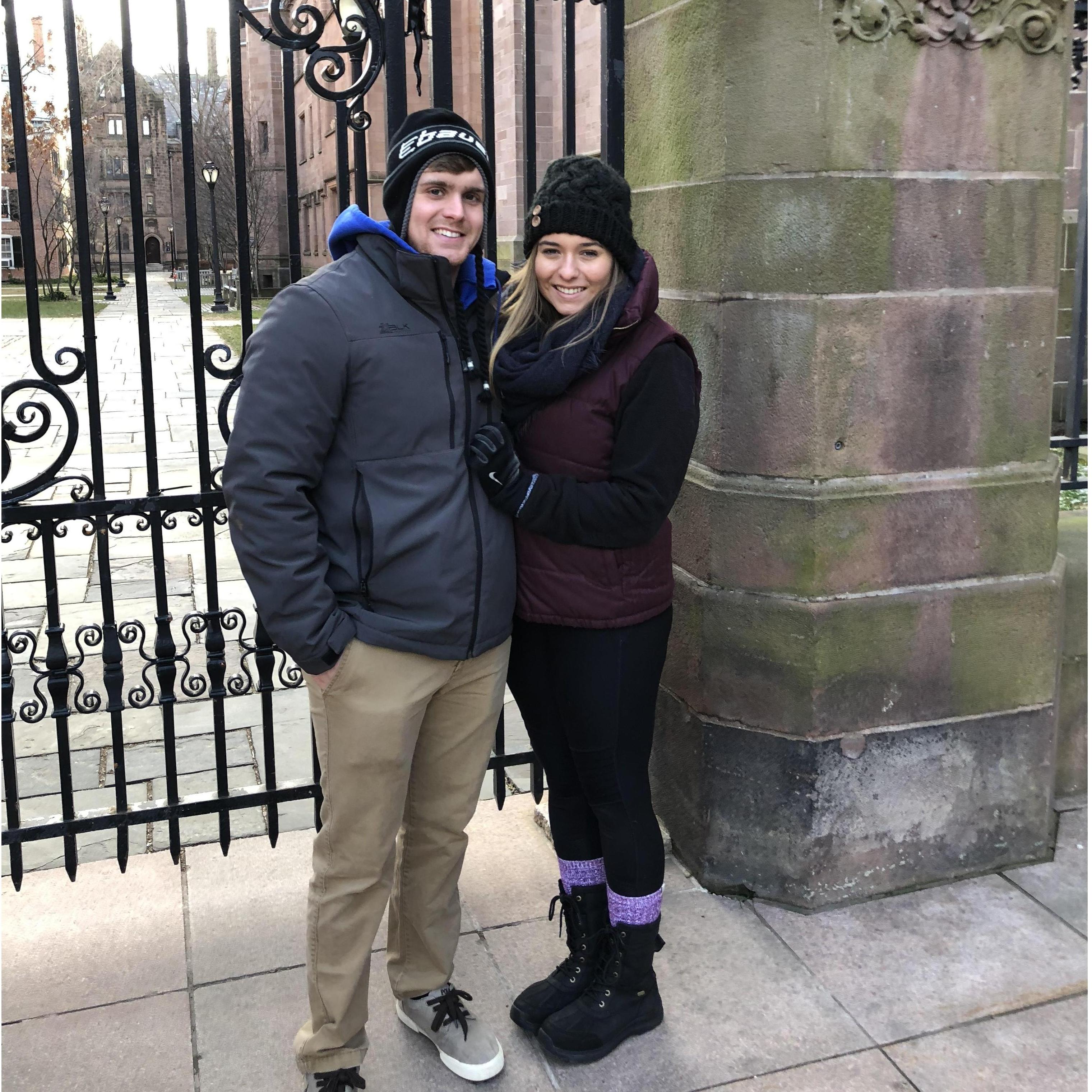 Touring Yale University in New Haven, CT. 2017