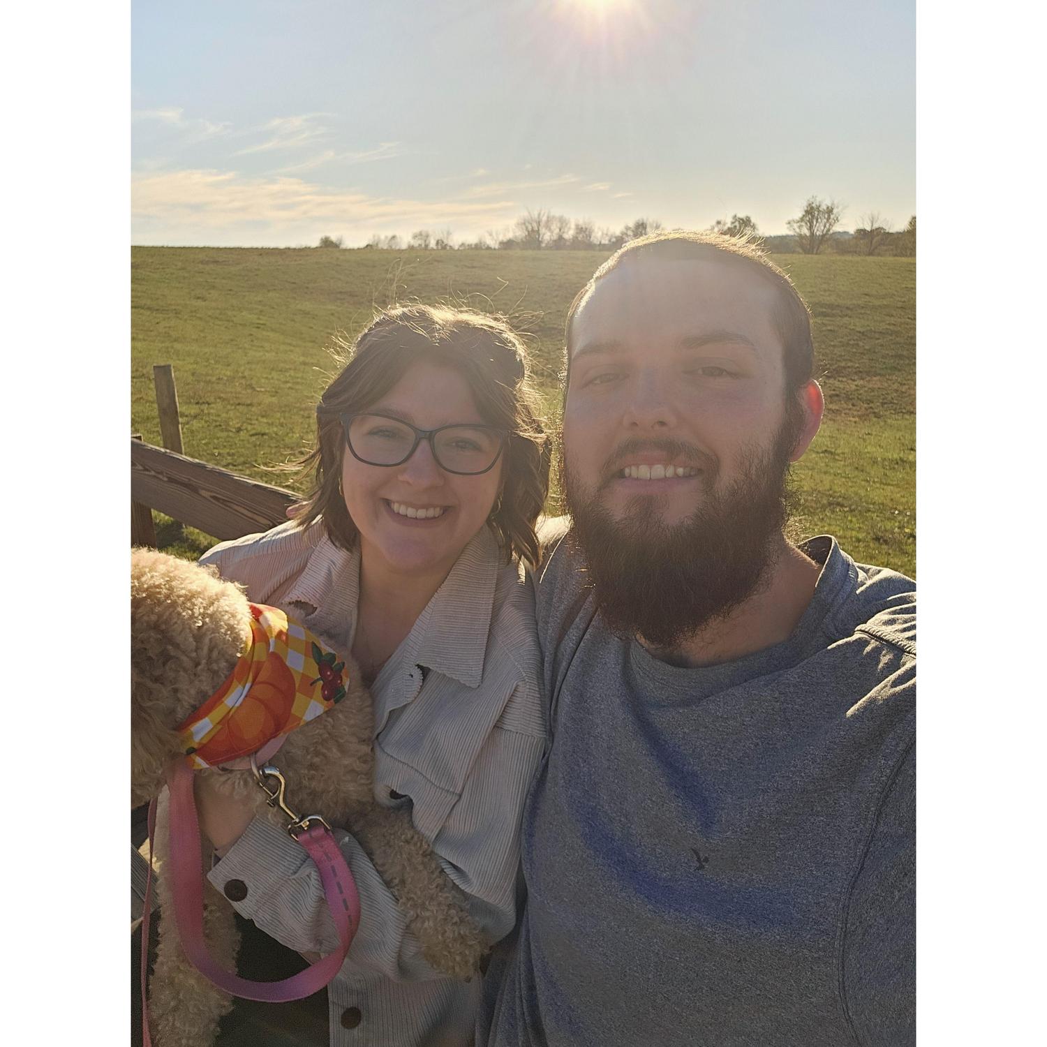 Pumpkin patch date with our Lucy Belle