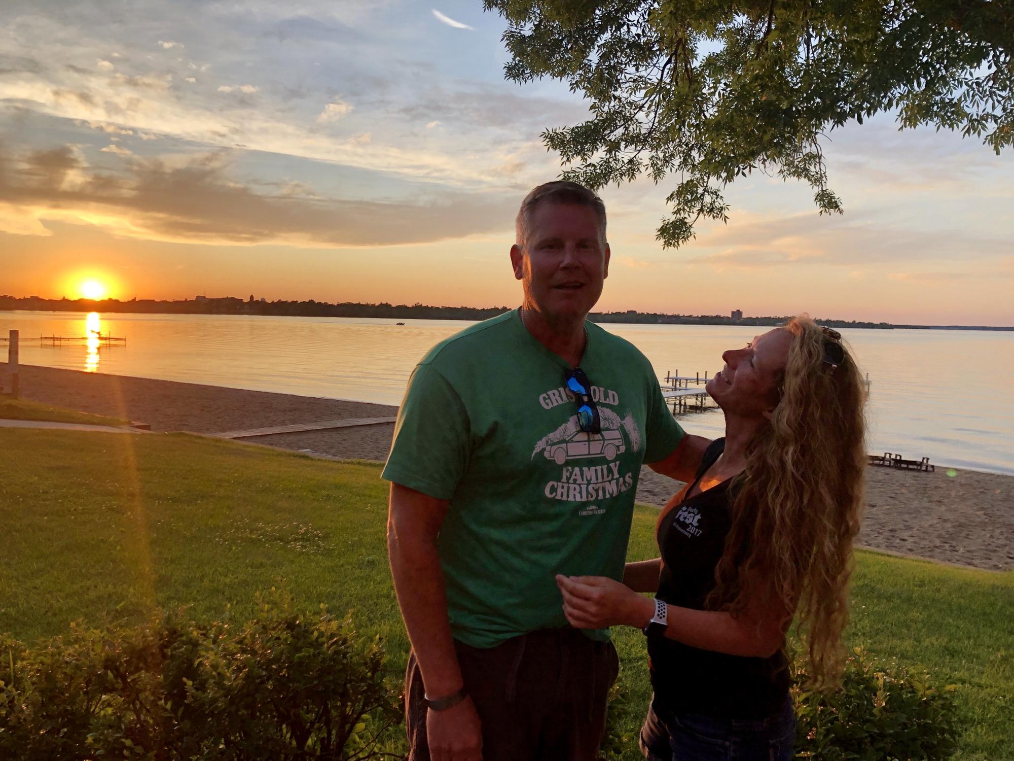 Classic Tim while trying to take a nice picture during a beautiful sunset. 2020