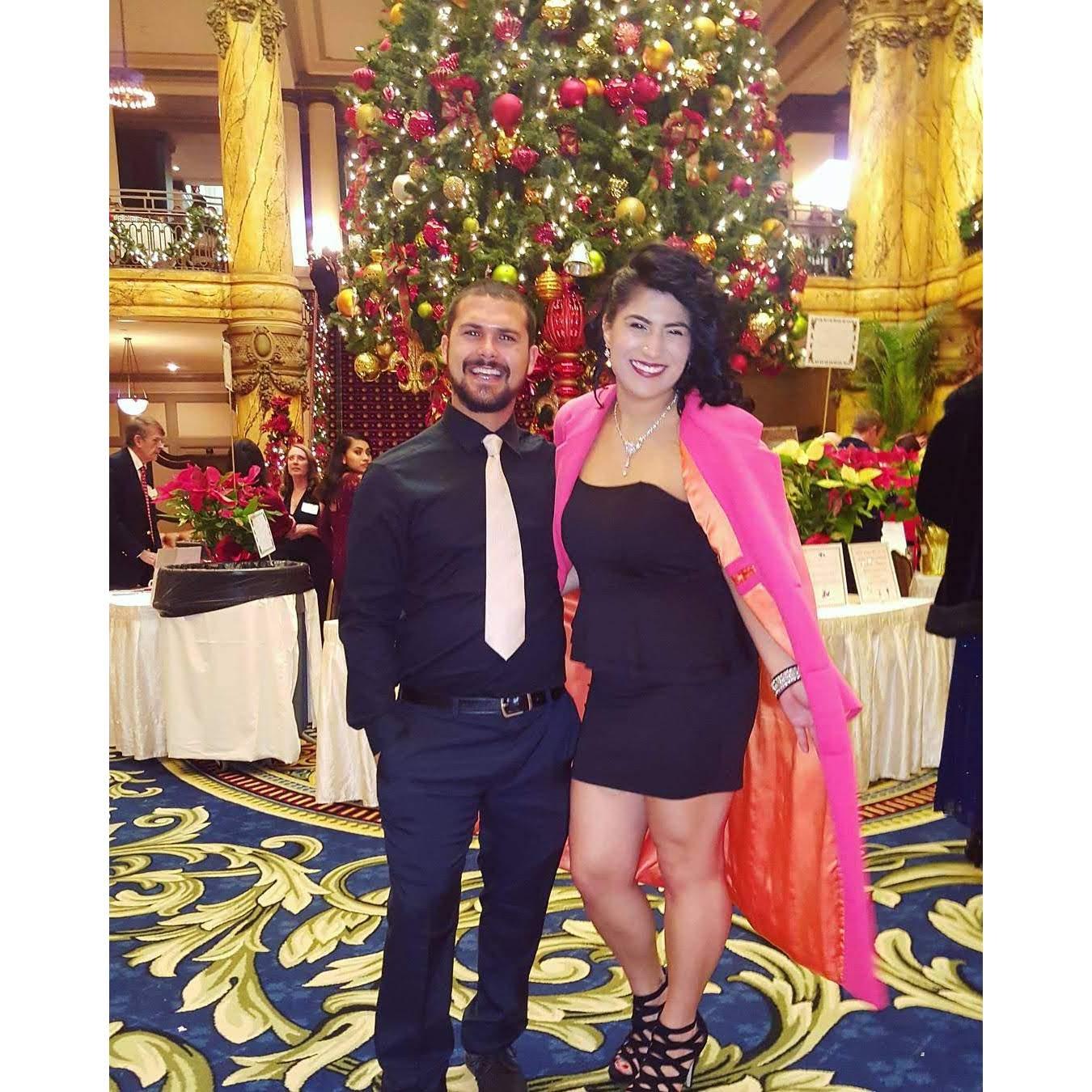 First time going to the Patient First holiday party together!