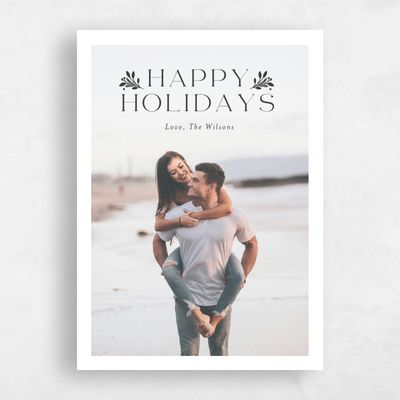 Grey Holiday Card - Ladd Hill