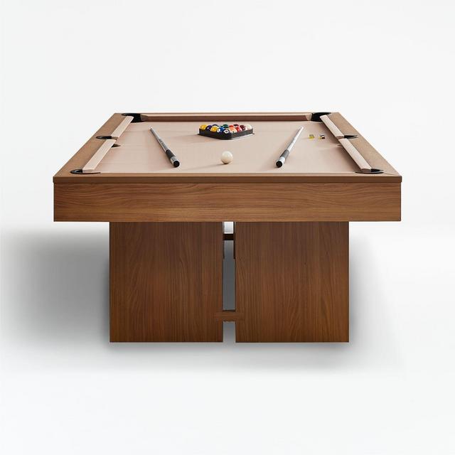 Outdoor Pool Table with Dining Top and Pool Accessories