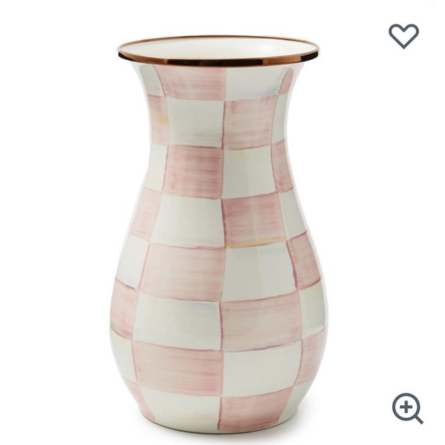 Enamel Tall Vase