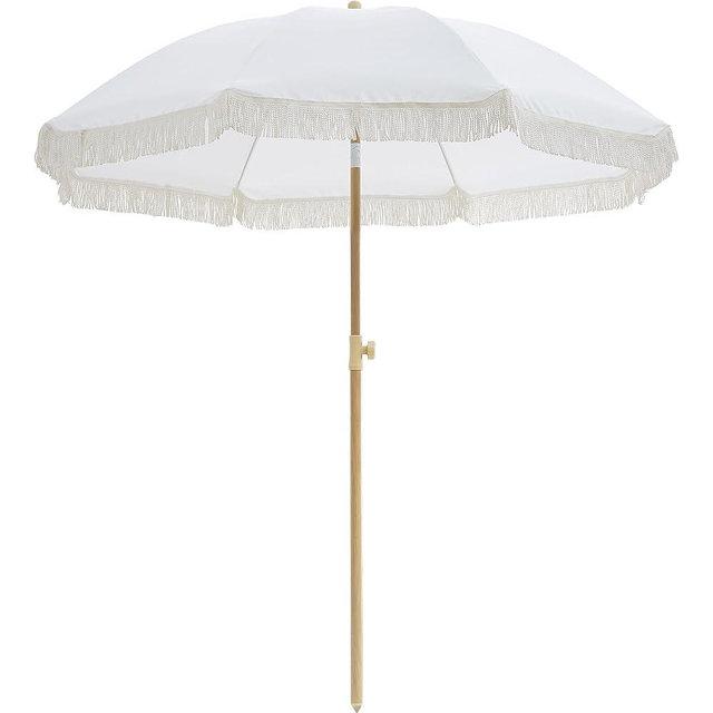 Aohanoi Outdoor Umbrella - Sun Protection, Rain Resistant, Windproof with Manual Open-Close Feature - Ideal for Beach, Camping, and Picnics