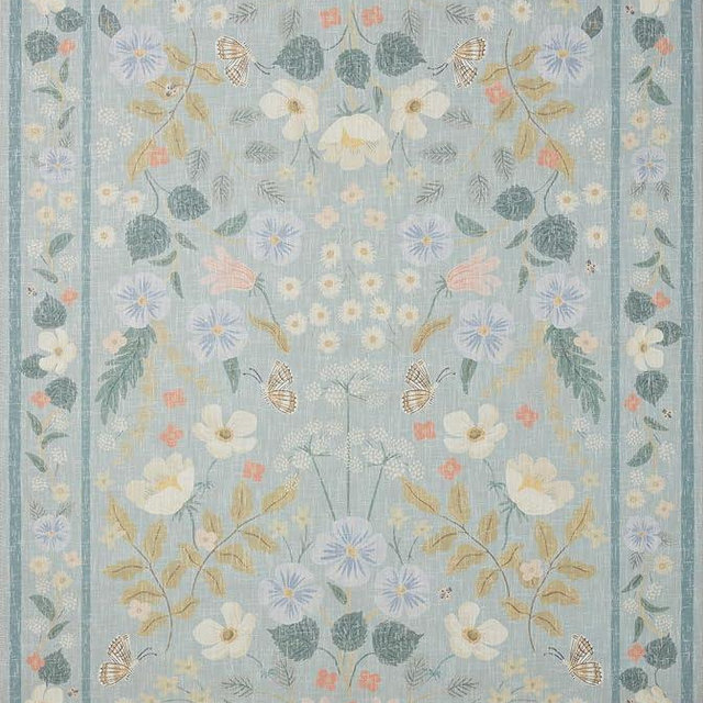 Loloi Rifle Paper Co Cotswolds Sky 7'-6" x 9'-6" Area Rug