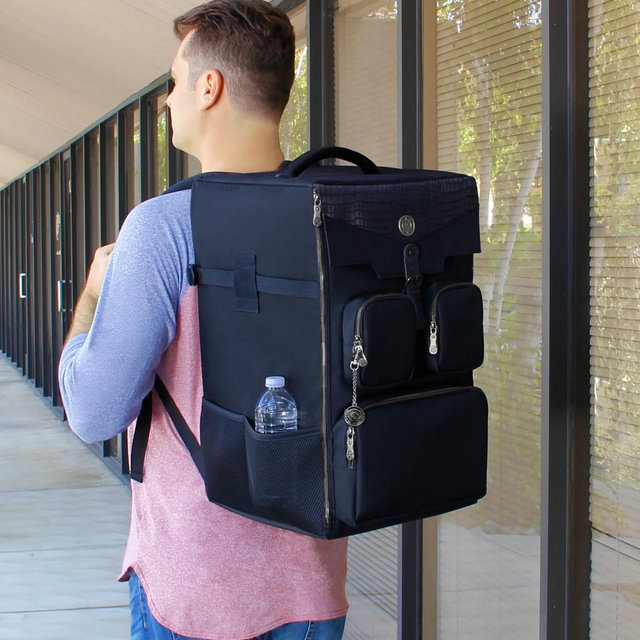 ENHANCE Collector's Edition Board Game Backpack - Game Storage (Dragon Black)