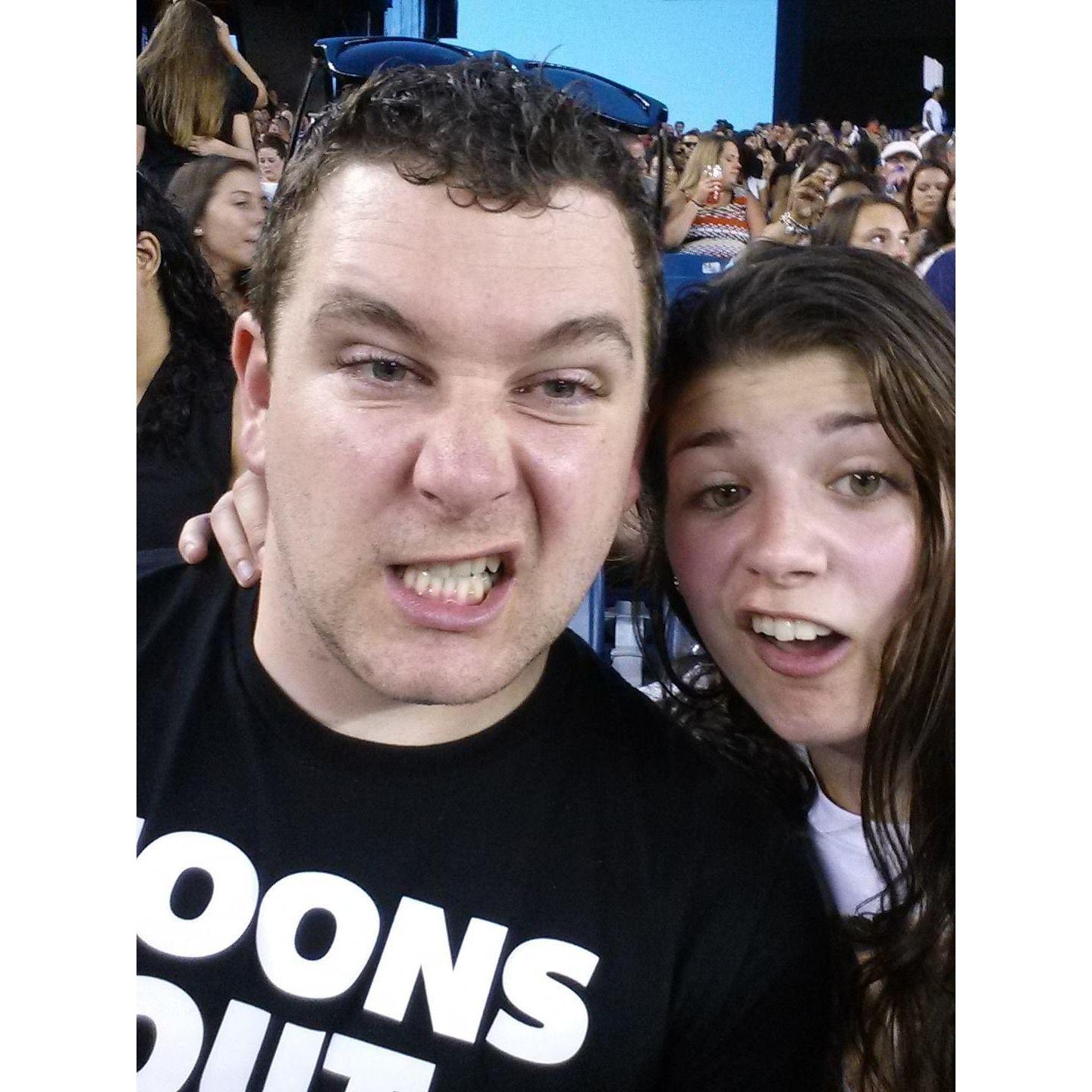 One of our first dates, Beyonce and Jay Z concert!