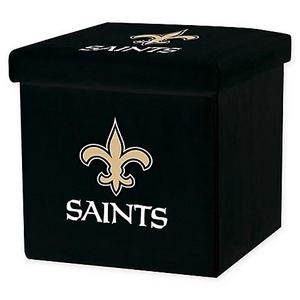 NFL New Orleans Saints Storage Ottoman