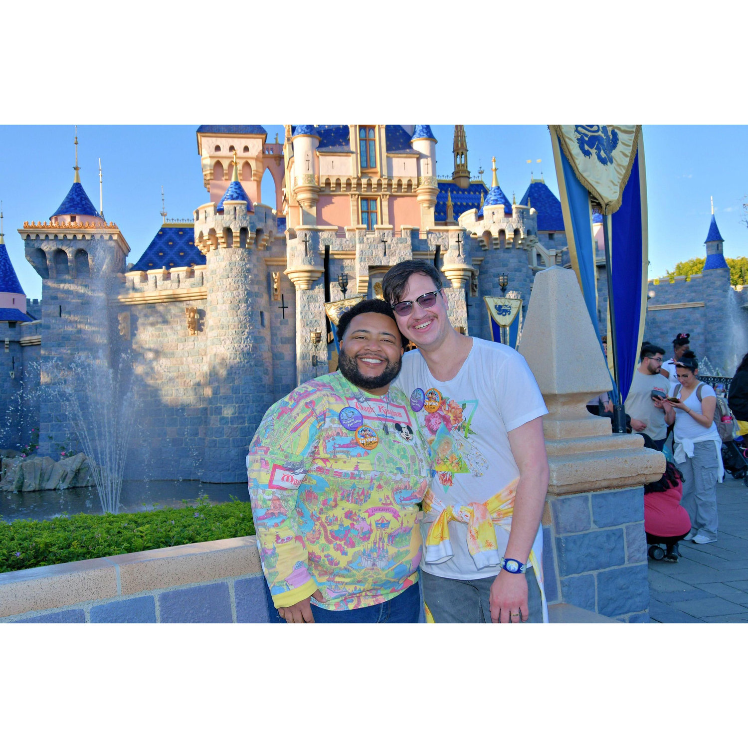 Celebrated out 3 year anniversary at Disneyland in California. Liam called it the Ozempic castle because it's smaller and less superior than ours.