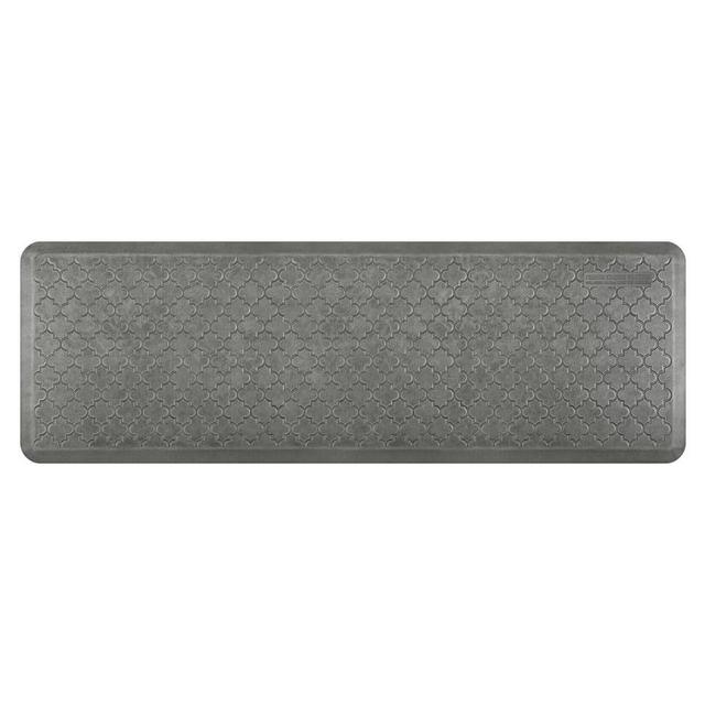 WellnessMats® Trellis Collection, 6' x 2', Silver Leaf