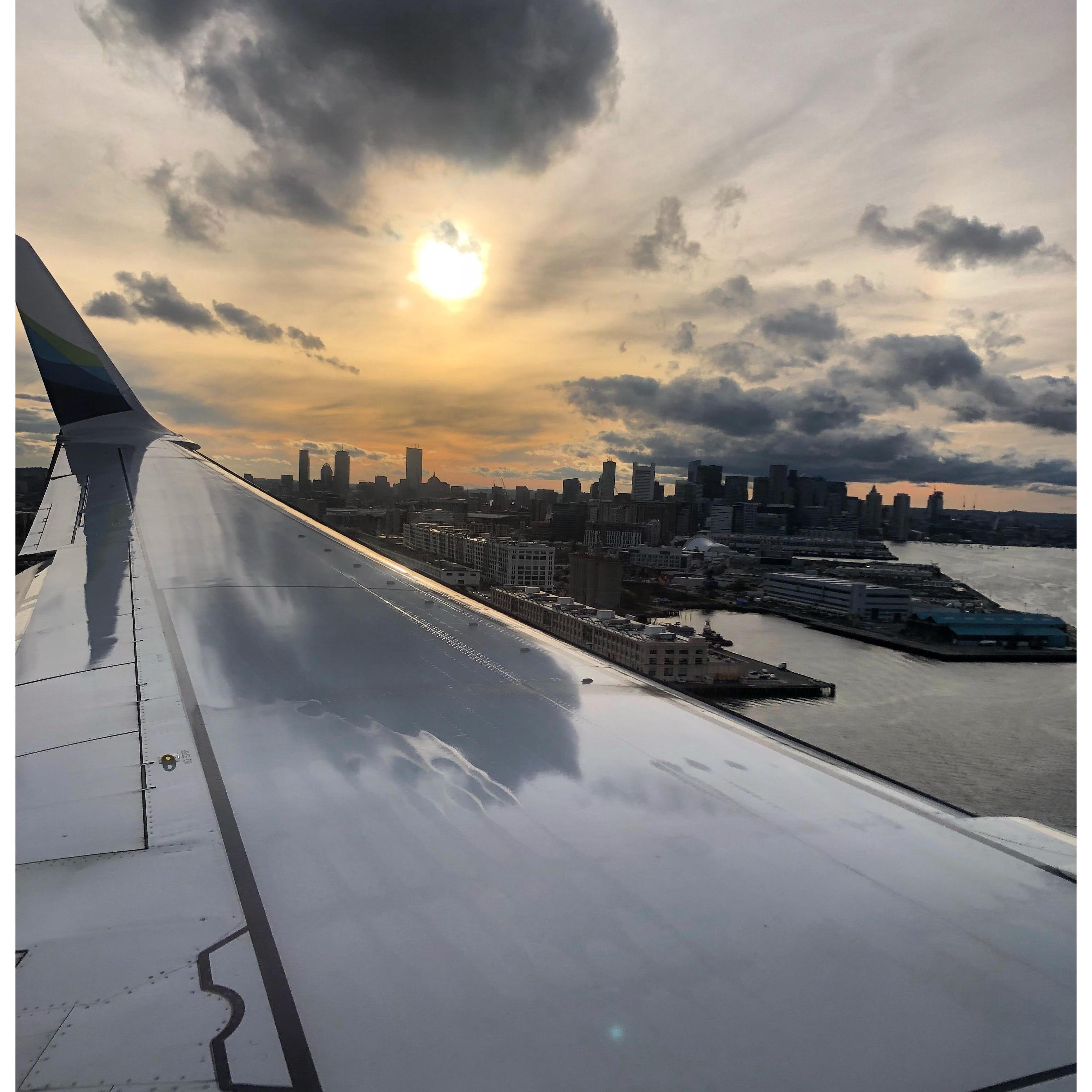 8 years of our lives was spent with one of us looking out a this view!  I can't wait to live the rest of our lives traveling and adventuring together.