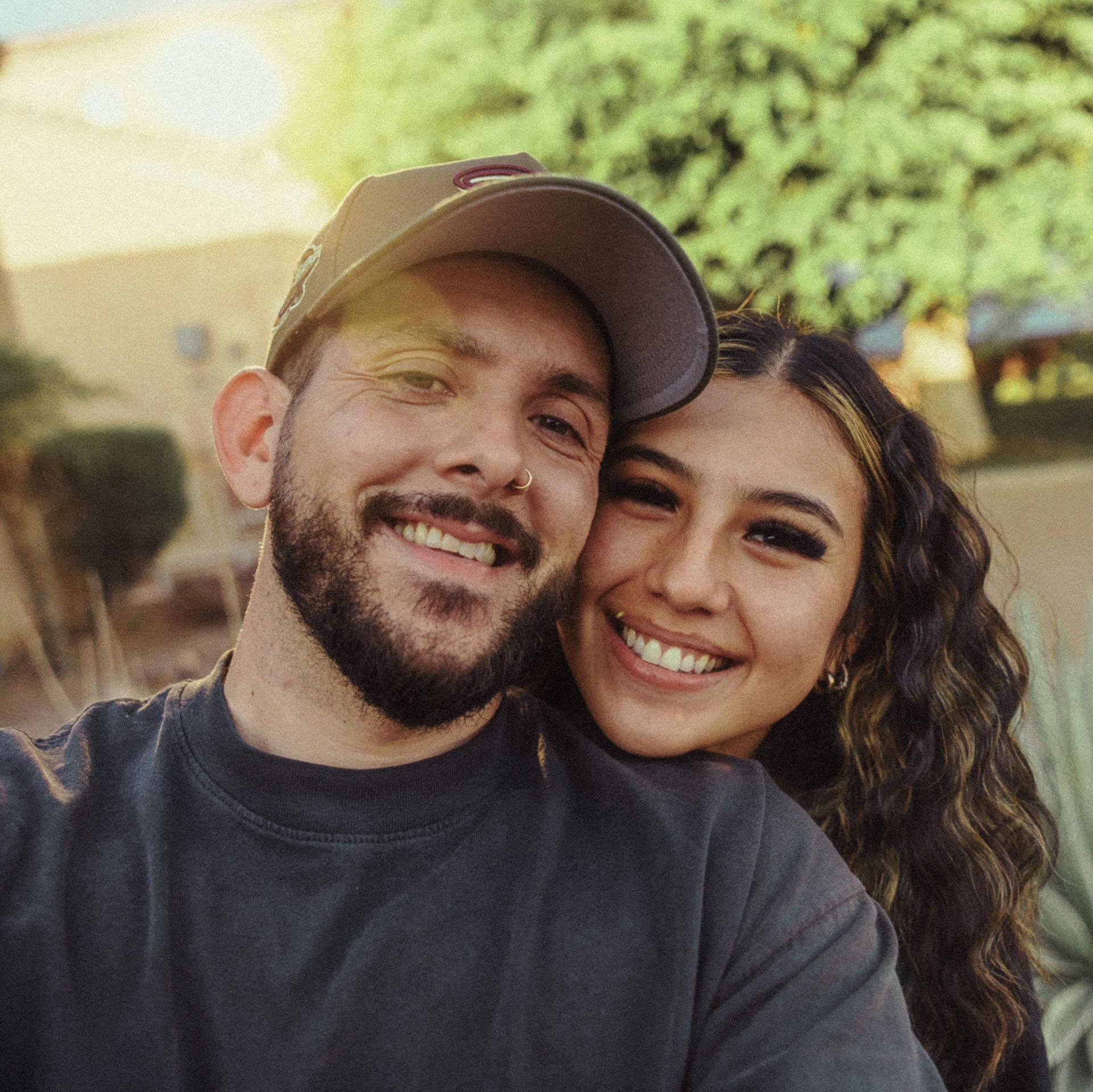 Our first picture together as a couple 🤍