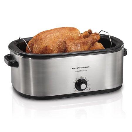 Hamilton Beach 22 Quart Roaster Oven, Fits 28 lb Turkey