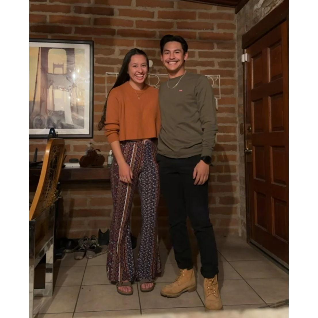 Our first picture together. We set the timer on the camera and Ty slid into place next to me and I couldn't help but laugh. Forever our most cherished live photo.