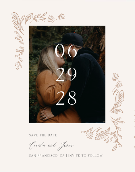 Caleania Classic | Camel | Zola Save The Dates