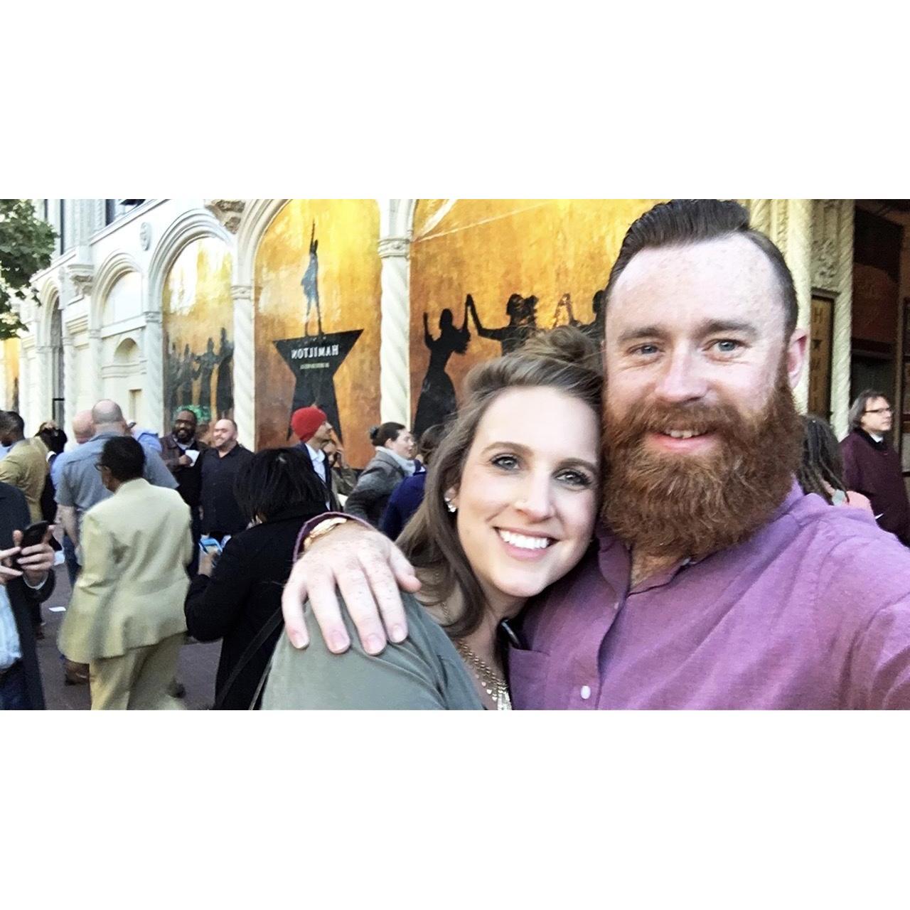 2017

Seeing Hamilton together in the City!