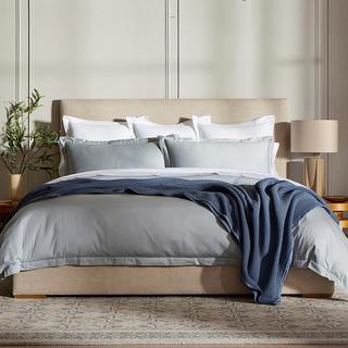 Signature Hemmed Organic 3-Piece Duvet Set