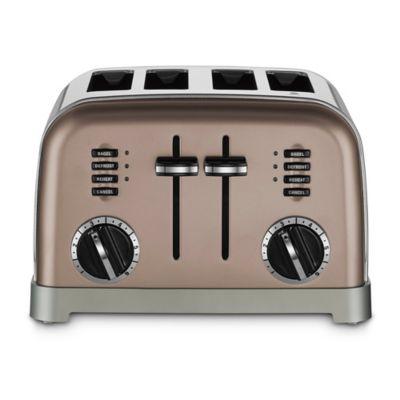 Cuisinart® 4-Slice Toaster in Black Stainless Steel