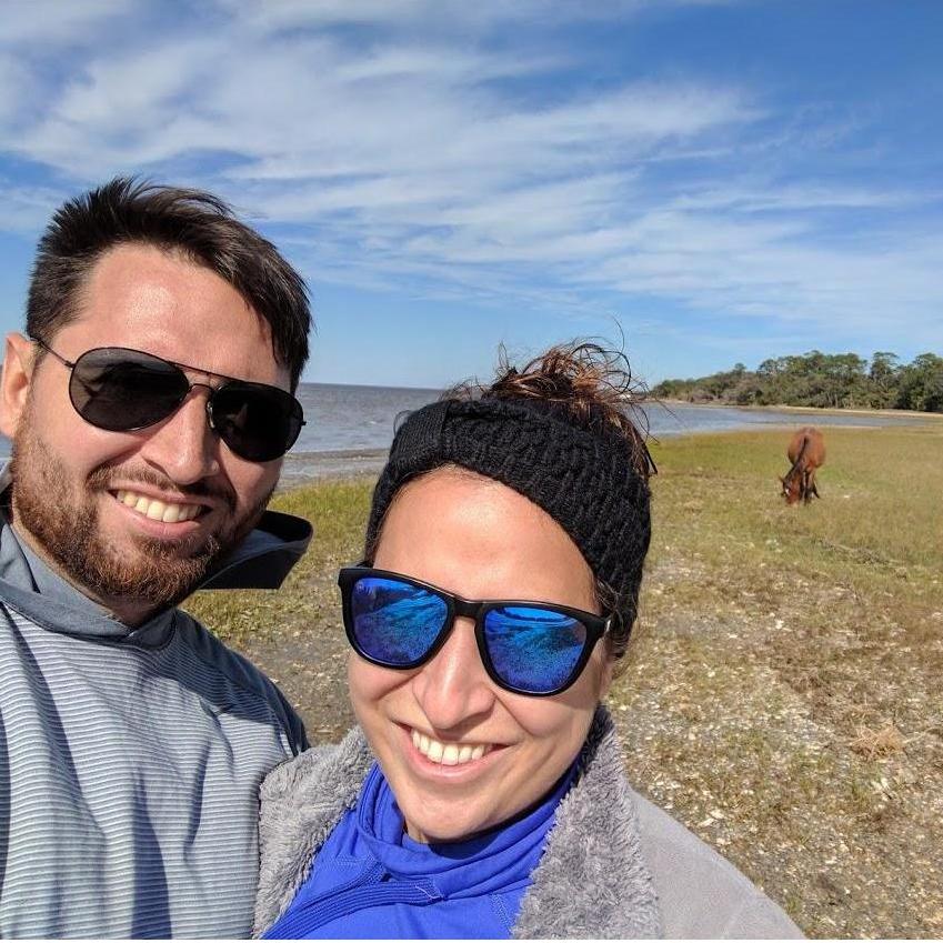 Enjoying one of our favorite places, Cumberland Island National Seashore, in St. Marys, GA.