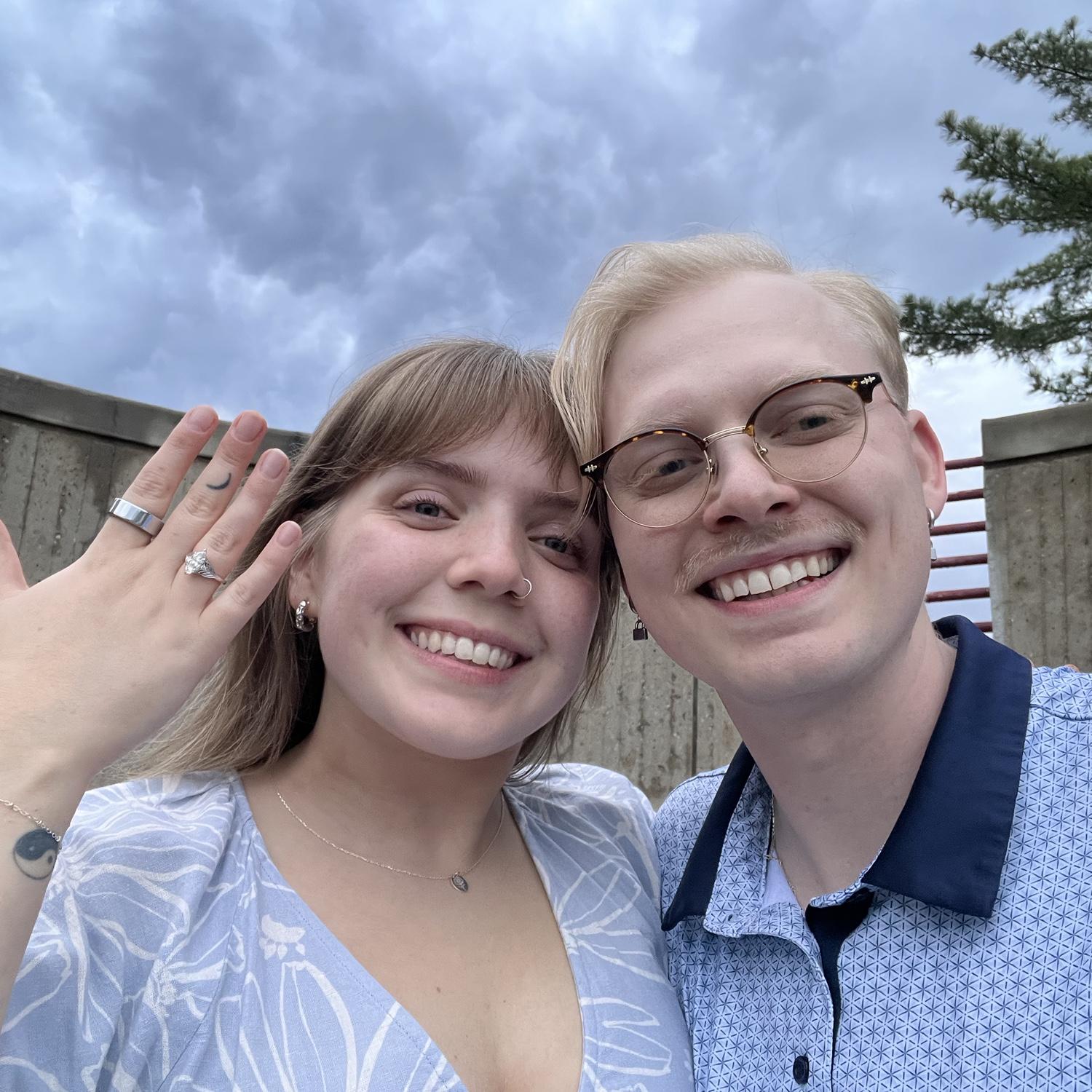 Dinner at Montgomery Inn after the proposal! Back to the spot where we had our first real date in Cincinnati.

4-26-2025