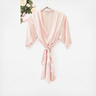 Child Satin Lace Robe