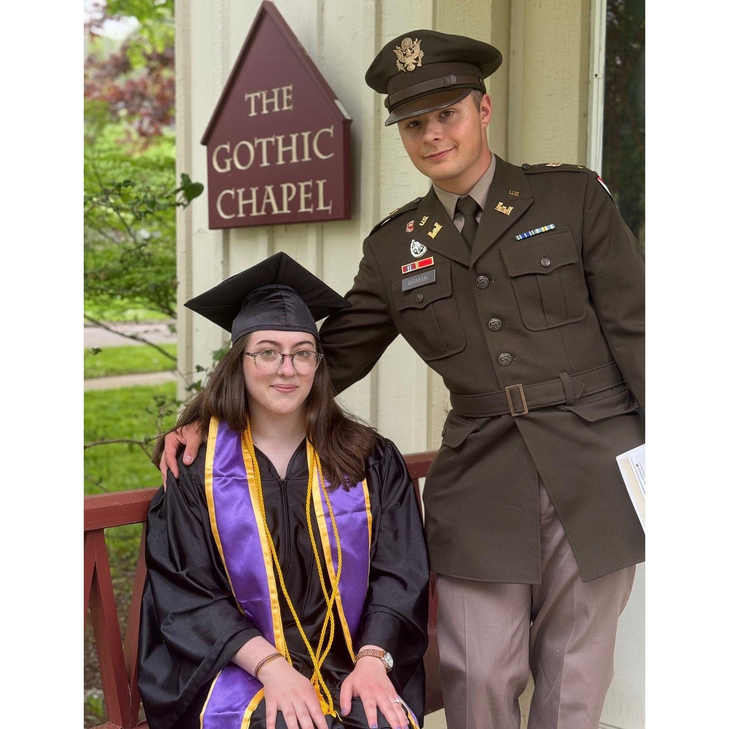At Claire's Graduation last May