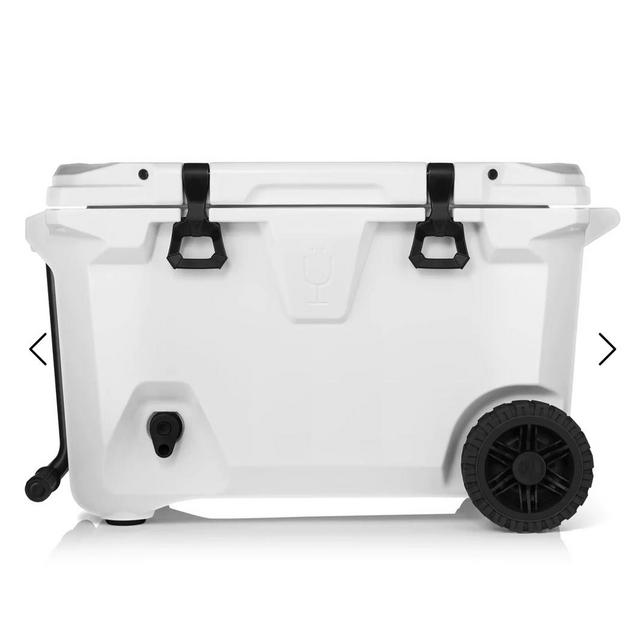 BrüTank 55-Quart Rolling Cooler | White (PRE-ORDER, SHIPS IN 4-6 WEEKS)