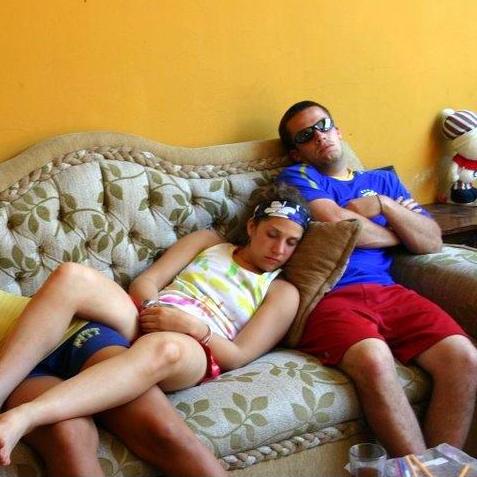 Our first photo together. In Nicaragua.