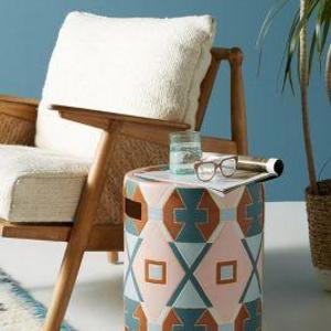 Atlas Ceramic Indoor/Outdoor Side Table
