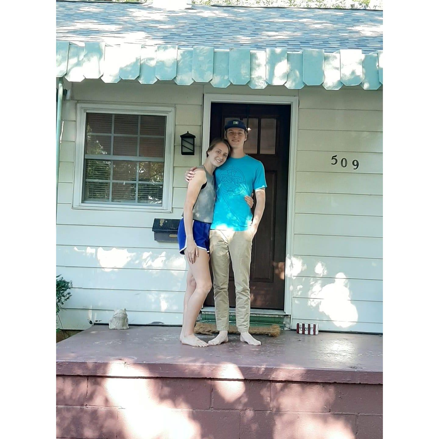 Rhi & G move into their first house together in Bloomington, IN - 2020