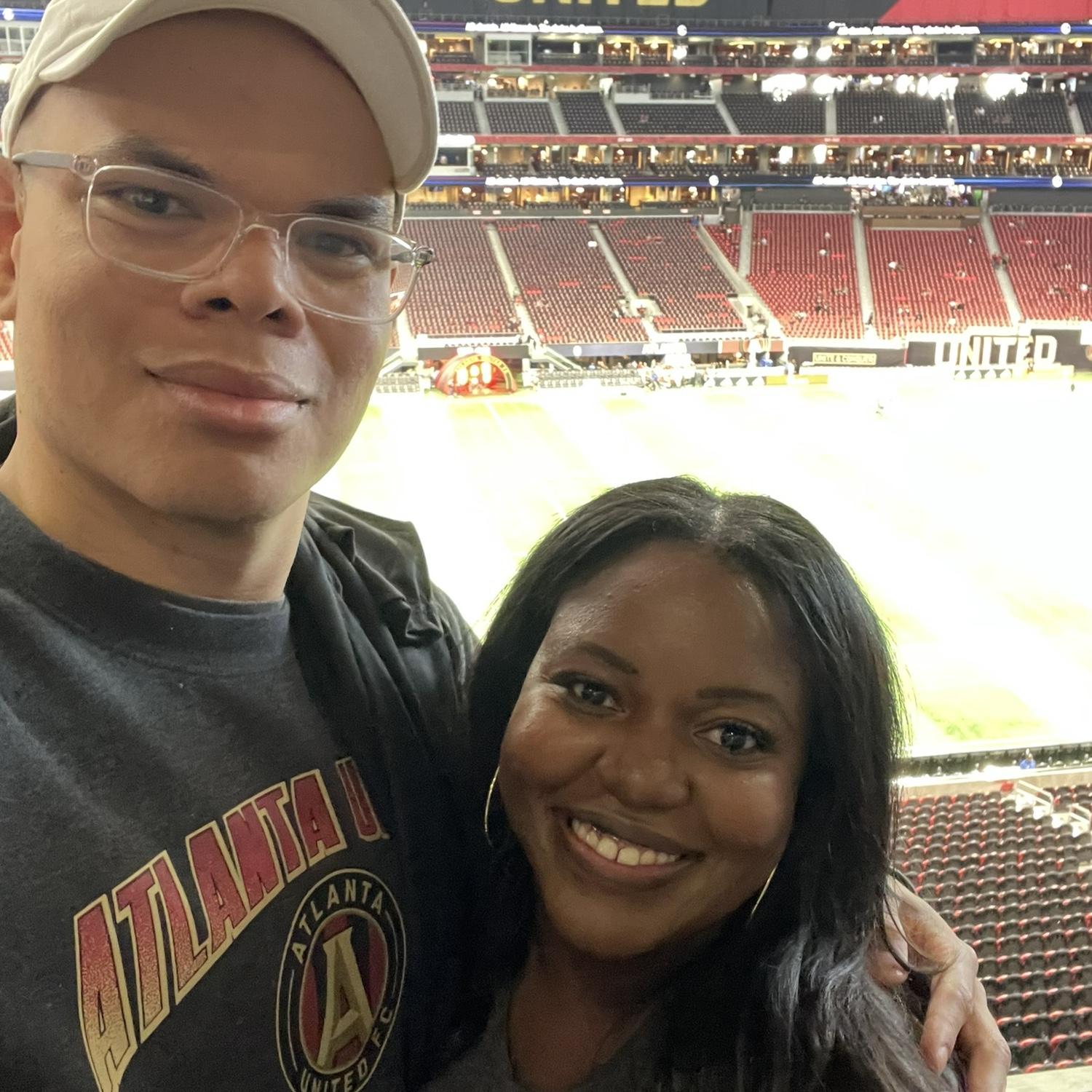 Nicole surprised Jacob with Atlanta United tickets for his birthday.