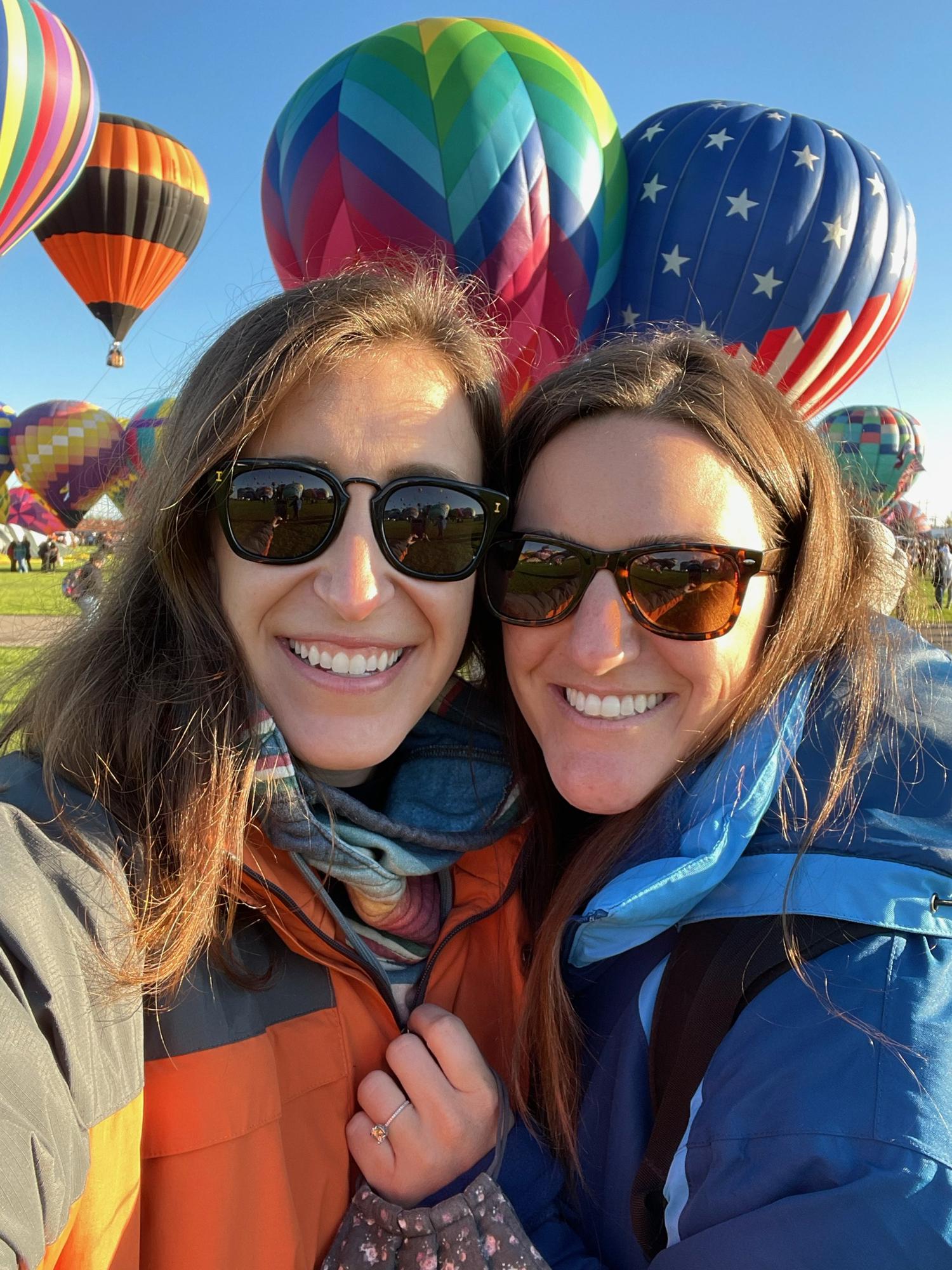 Brooke's birthday at the Albuquerque Balloon Fiesta