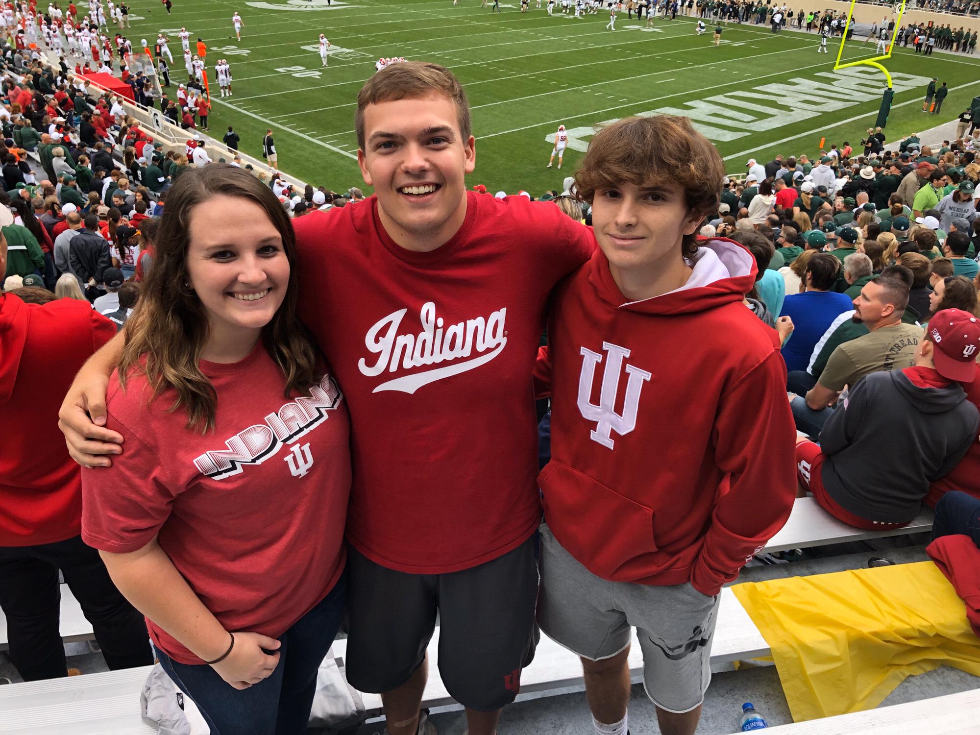 IU vs MSU football game - Lansing, MI - September 2019