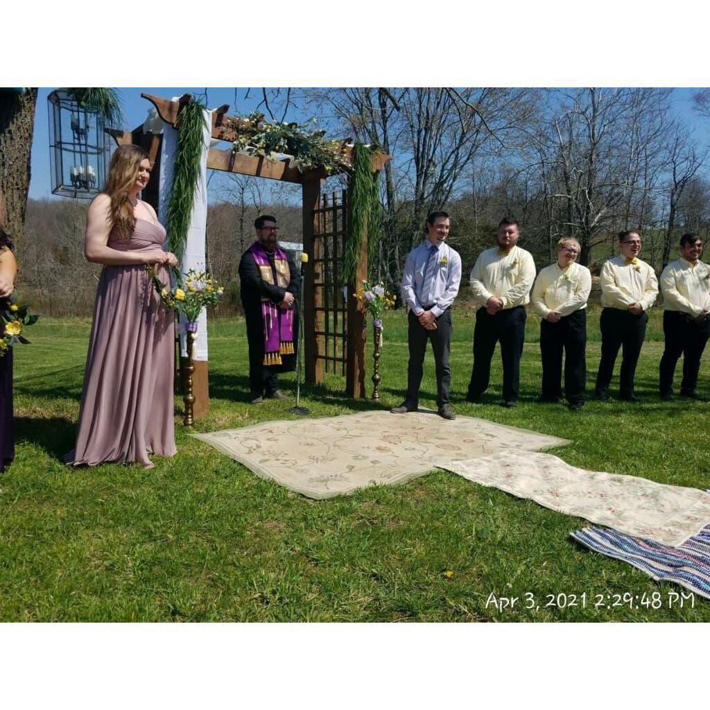 Madison, Sam, Jake, Ian, Andrew, Korey, and Alex

Friends and family of the bride and groom