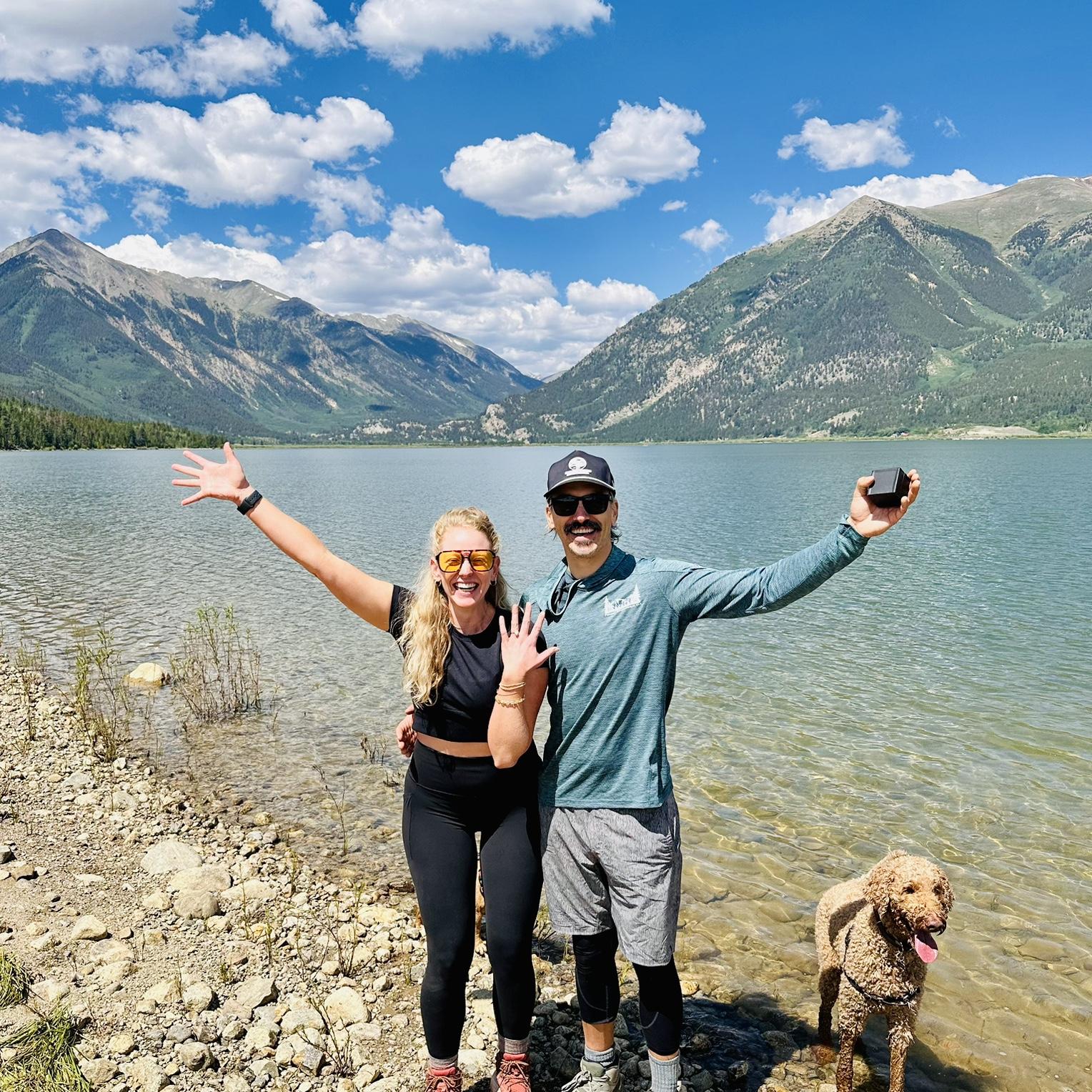 Engaged! 
Twin Lakes CO 
July 12, 2025