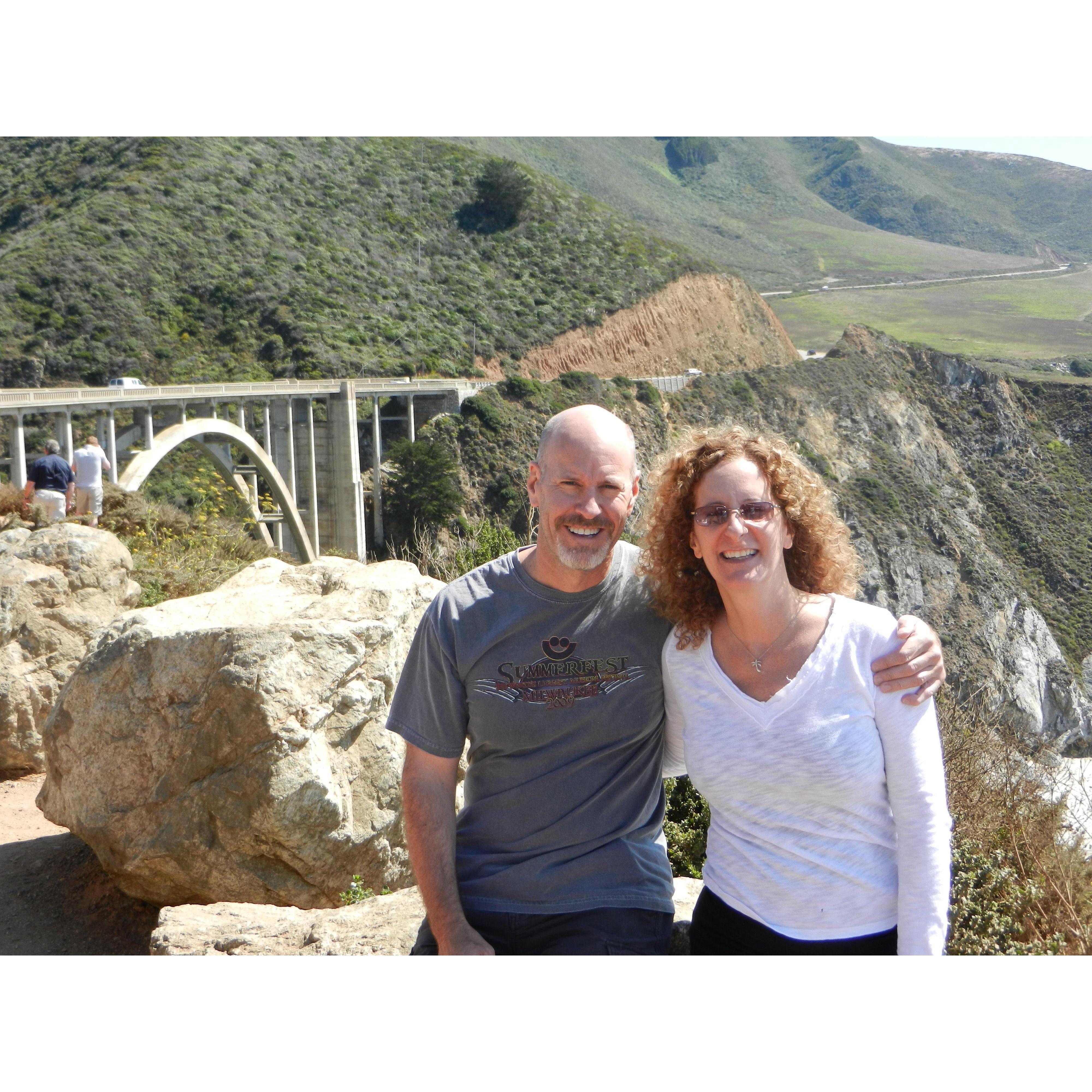 One of our first trips to California.