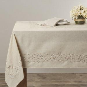 Jean Scroll Design Tablecloth