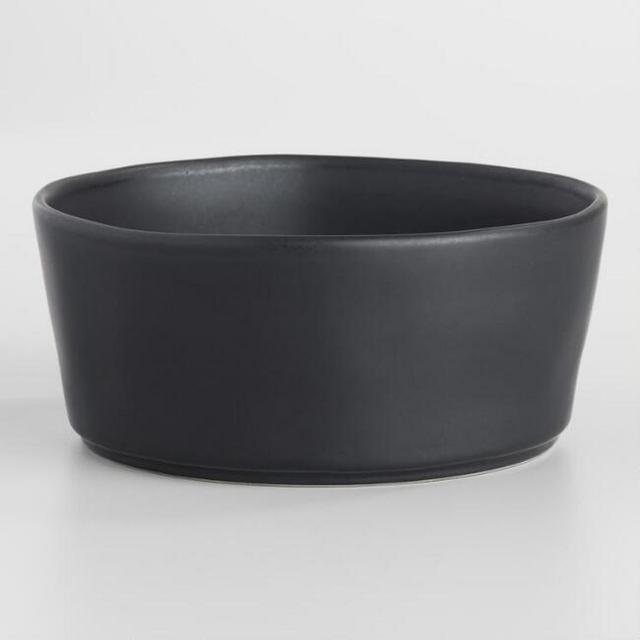 Black Organic Bowls, Set of 6