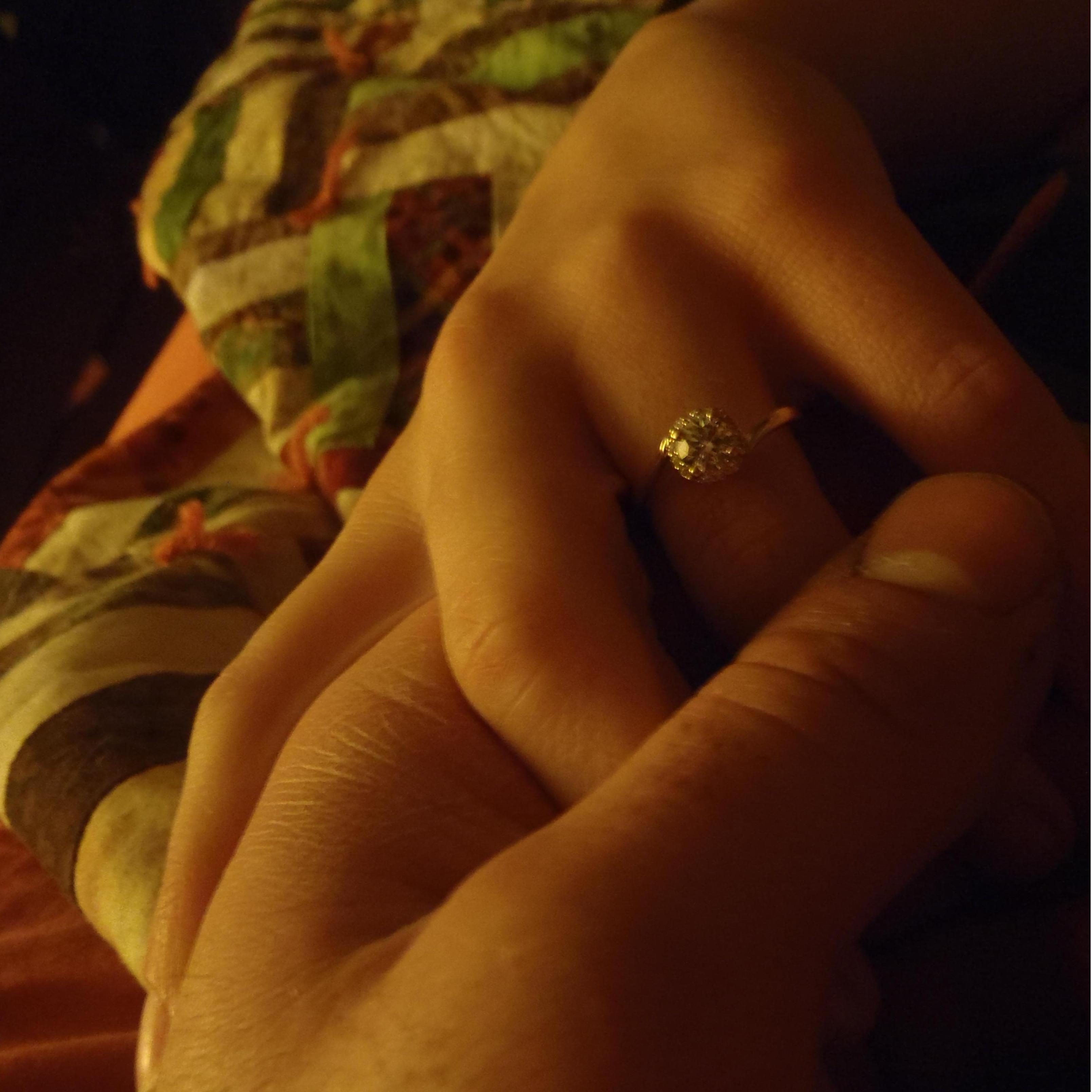 2/4/2014 The night Cara said "are you serious?!! Yes, of course I will!!"