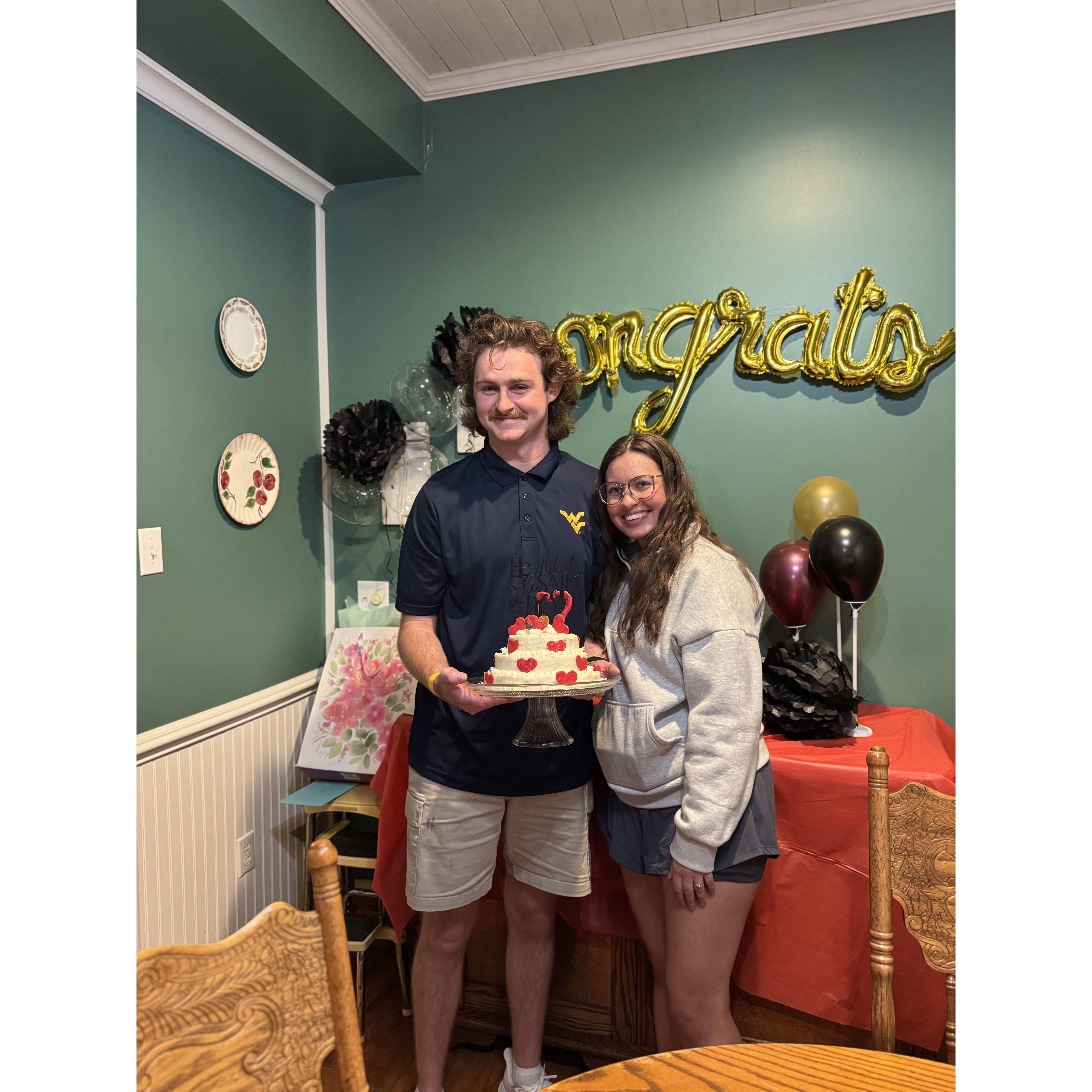 Summer's parents and siblings organized a surprise engagement celebration for her and Sam!