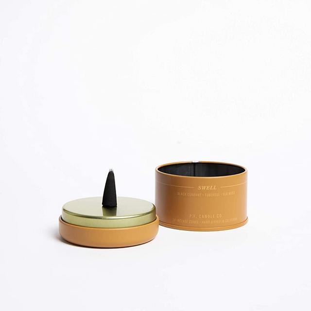 P.F. Candle Co. - Sunset Incense (Swell) | Tin of 30 Incense Cones