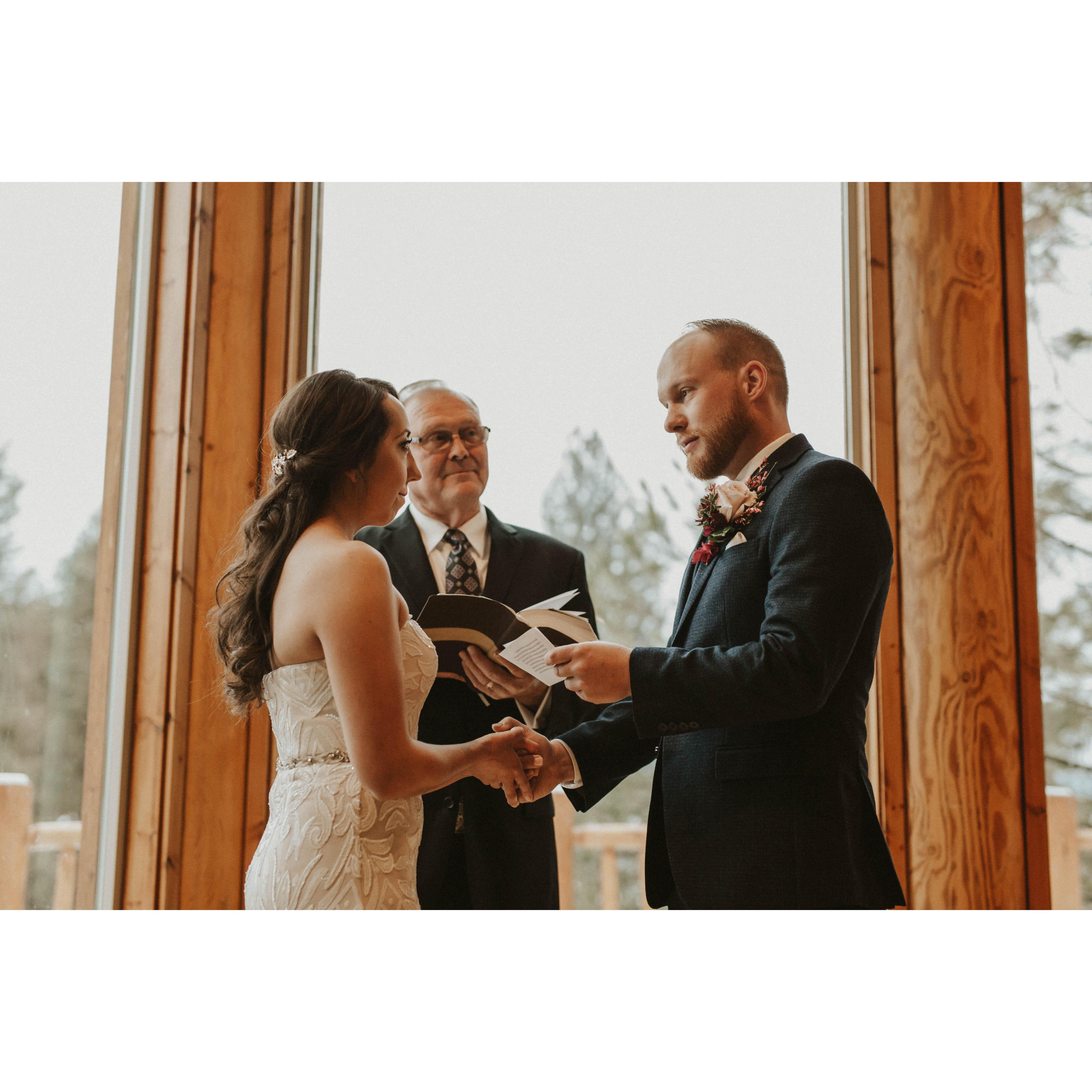 Exchanging vows